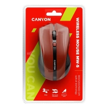 Купити Миша Canyon MW-5 Wireless Red (CNE-CMSW05R) - фото 5