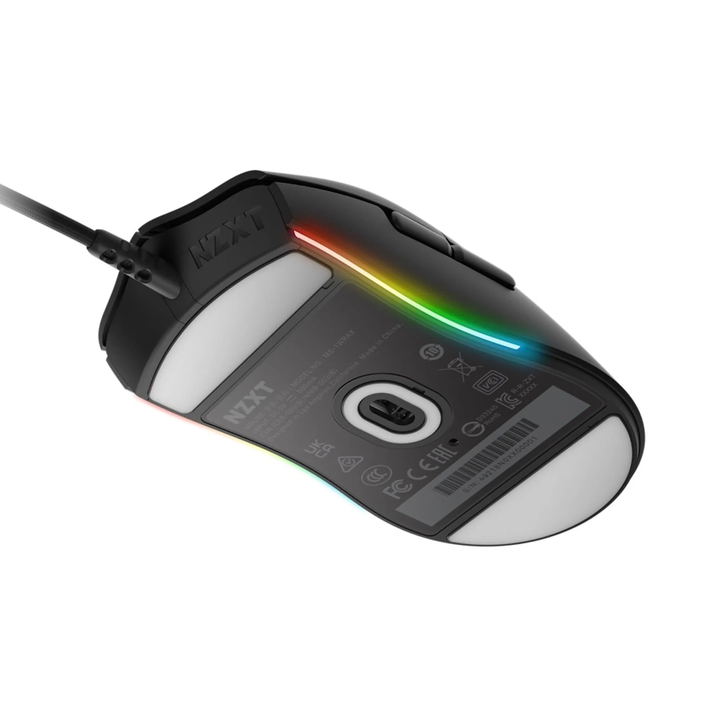 Купити Миша NZXT LIFT Wired Mouse Ambidextrous USB Black (MS-1WRAX-BM) - фото 5