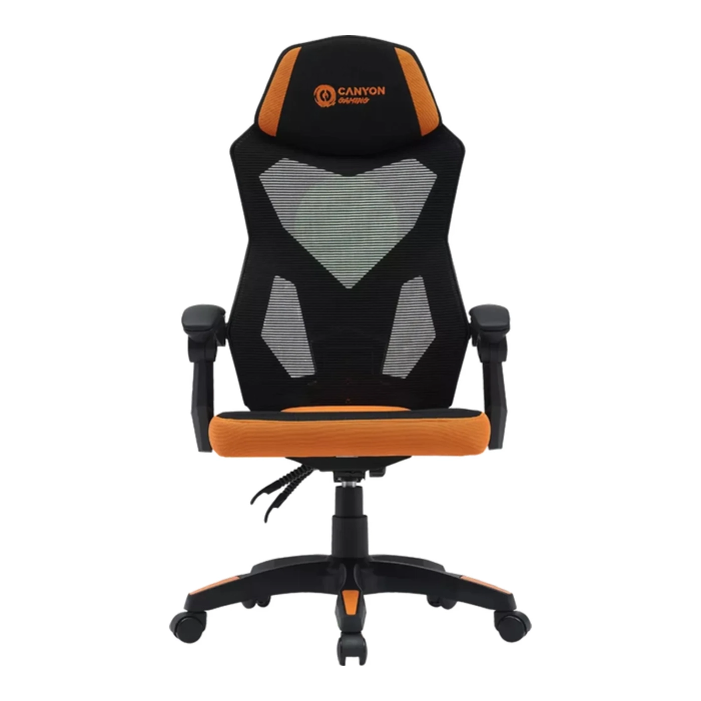 Купить Кресло для геймеров Canyon Wave MCH02 Mesh Black/Orange (CNE-MCH02) - фото 1