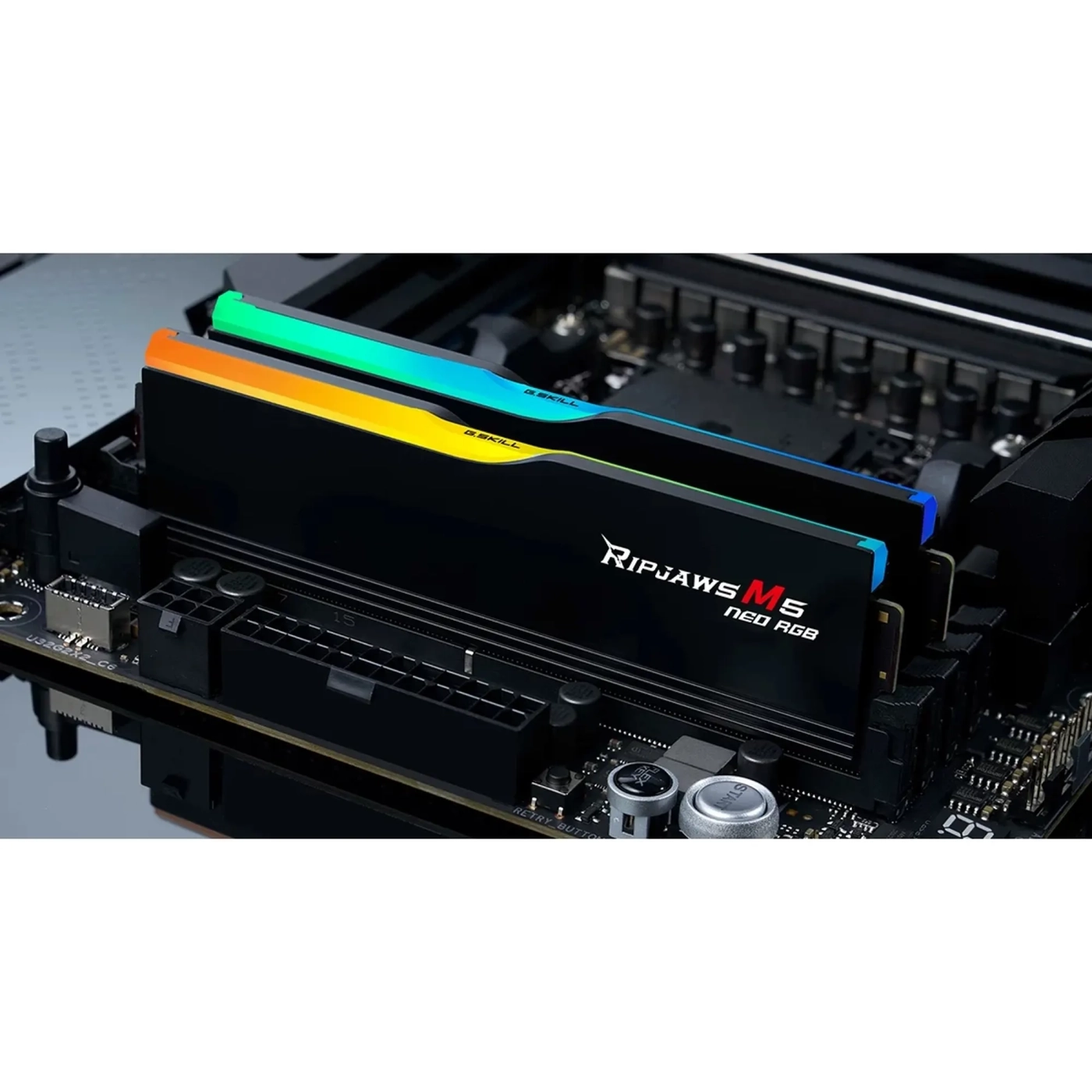Купить Модуль памяти G.Skill Ripjaws M5 Neo RGB Black DDR5-6000 32GB (2x16GB) (F5-6000J3038F16GX2-RM5NRK) - фото 5