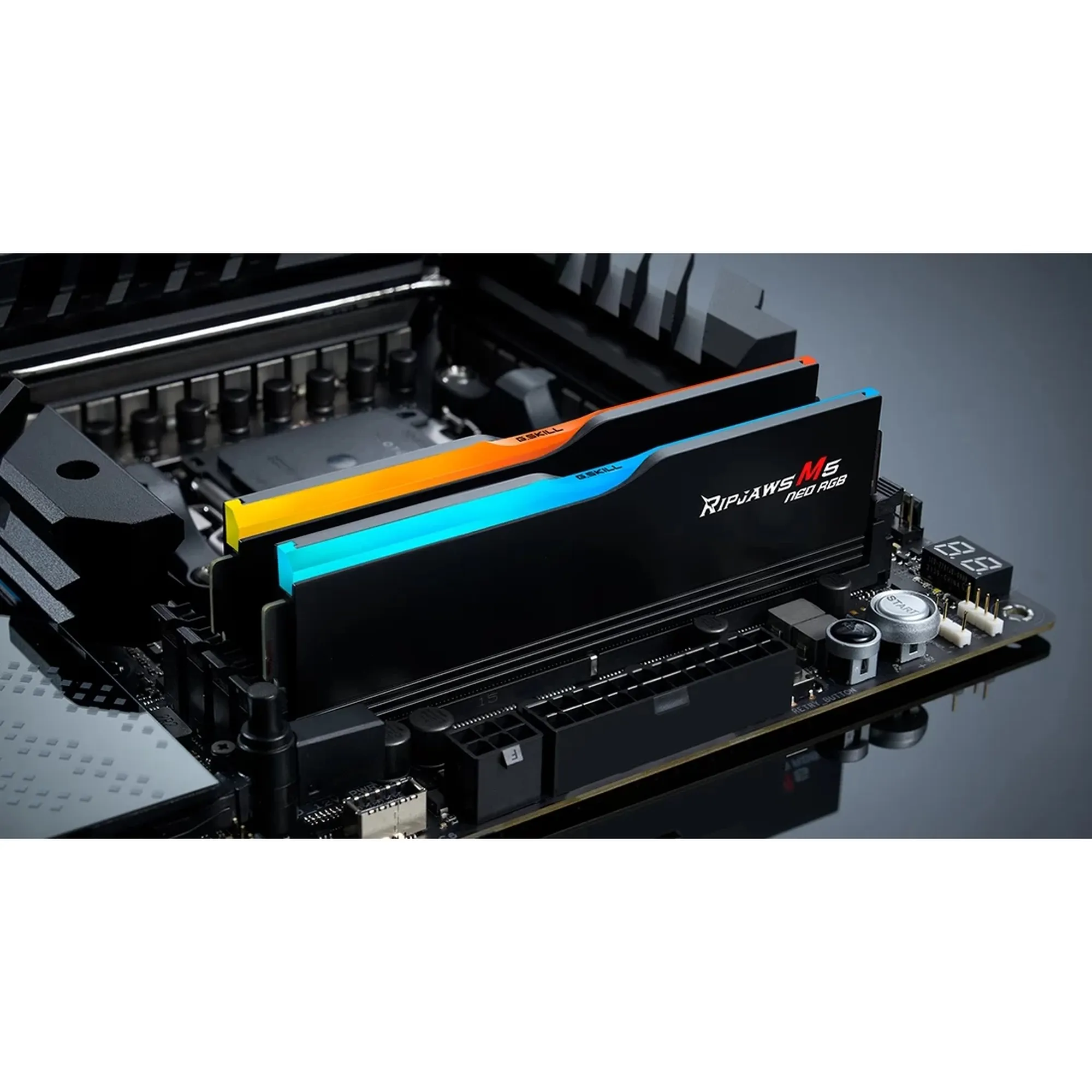 Купить Модуль памяти G.Skill Ripjaws M5 Neo RGB Black DDR5-6000 32GB (2x16GB) (F5-6000J3038F16GX2-RM5NRK) - фото 6