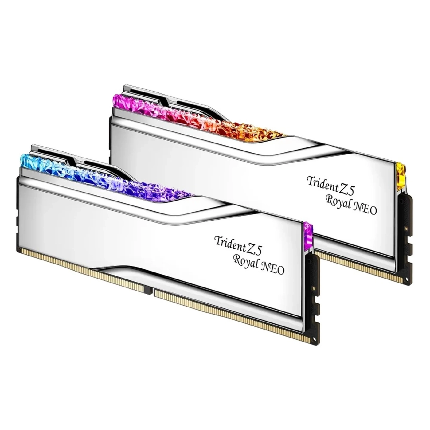 Купить Модуль памяти G.Skill Trident Z5 Royal Neo RGB Silver DDR5-6000 64GB (2x32GB) (F5-6000J3036G32GX2-TR5NS) - фото 1