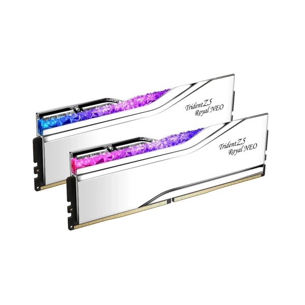 Купить Модуль памяти G.Skill Trident Z5 Royal Neo RGB Silver DDR5-6000 64GB (2x32GB) (F5-6000J3036G32GX2-TR5NS) - фото 3