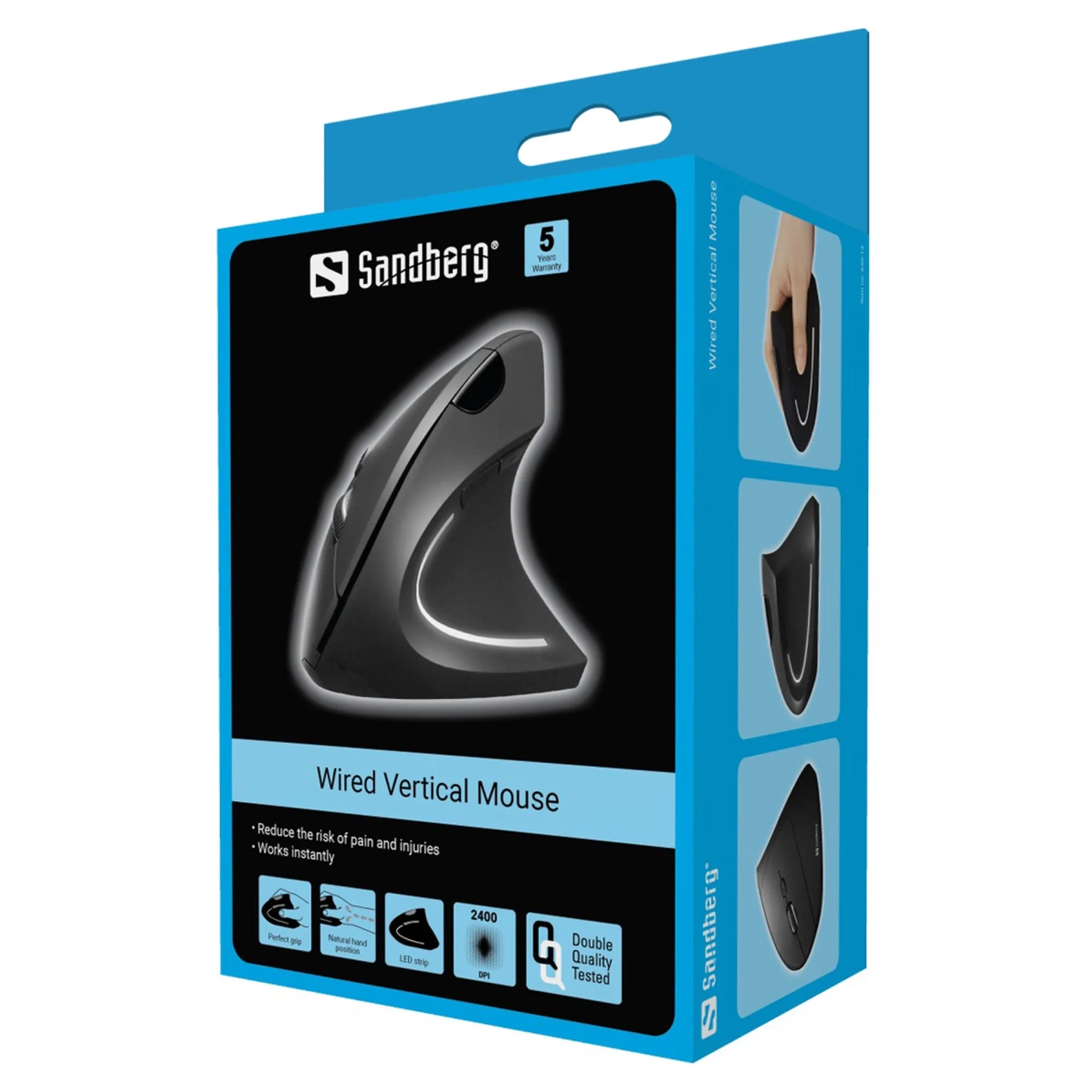 Купить Мышь Sandberg Wired Vertical Mouse Pro (630-14) - фото 5