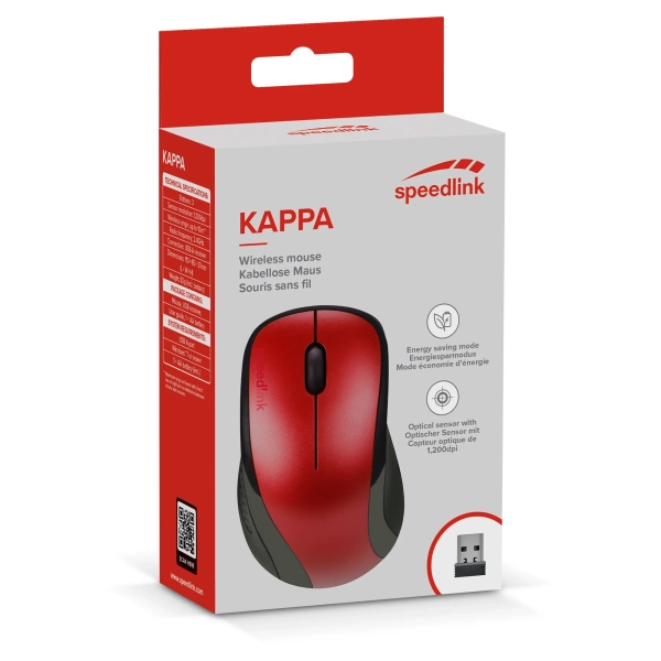 Купить Мышь Speedlink Kappa Wireless Red (SL-630011-RD) - фото 3