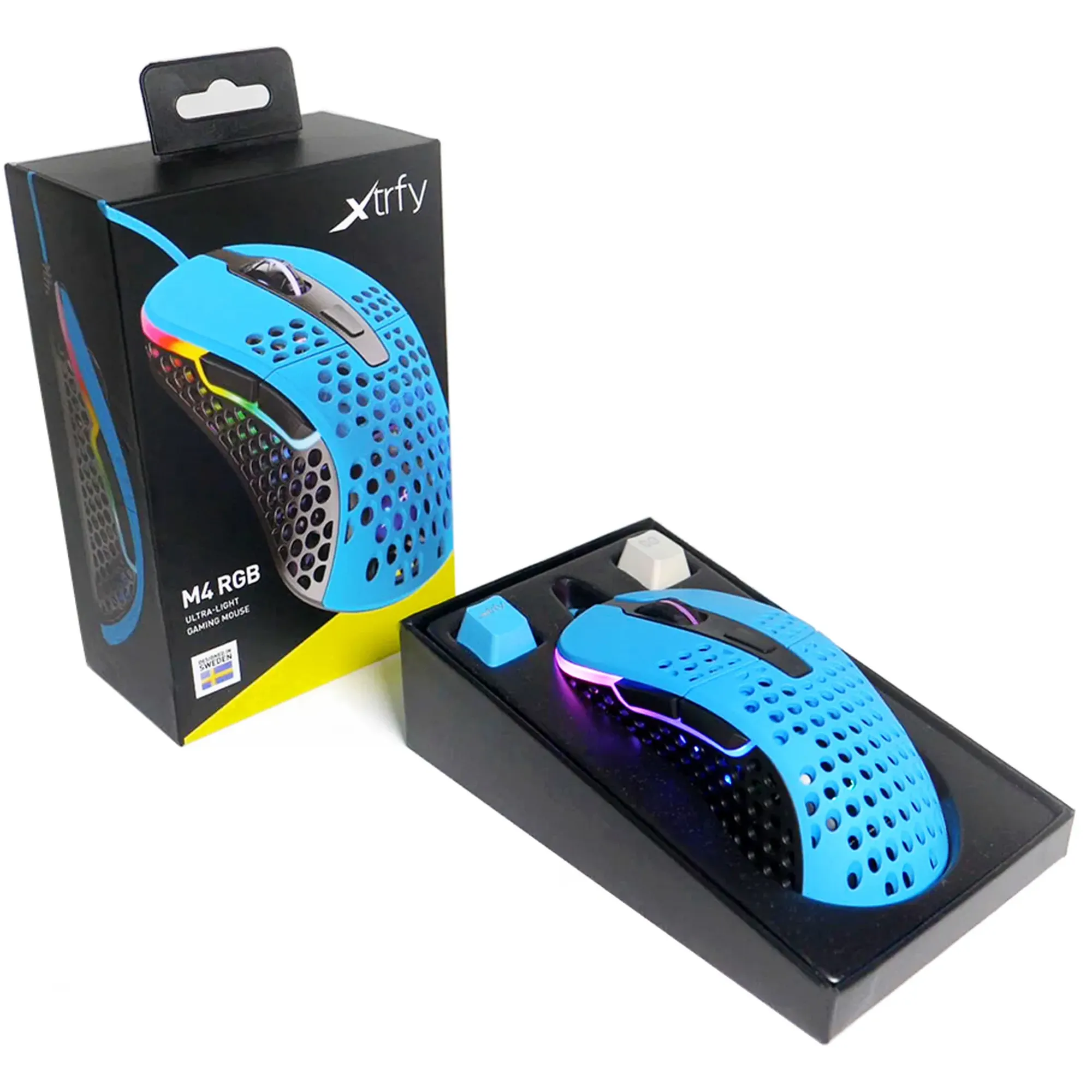 Купити Миша Xtrfy M4 RGB Miami Blue (XG-M4-RGB-BLUE) - фото 8
