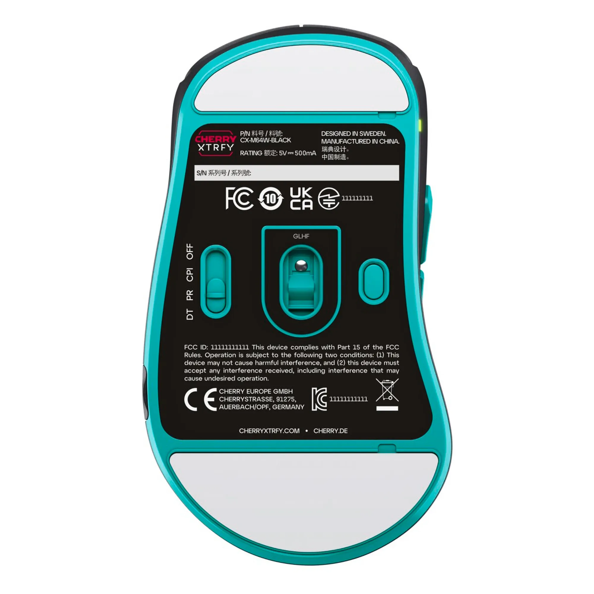 Купити Миша Xtrfy M64 Wireless Black (CX-M64W-BLACK) - фото 7