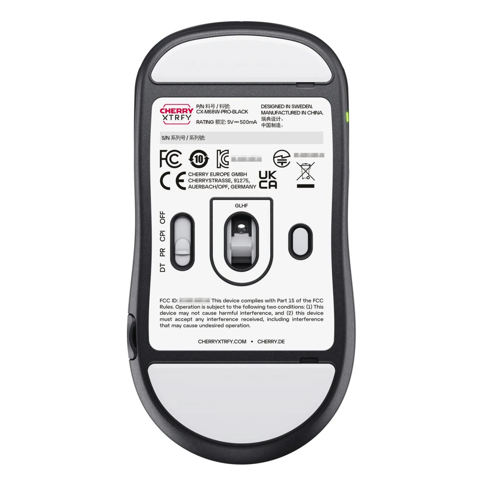 Купити Миша Xtrfy M68 Pro 8K Wireless Black (CX-M68W-PRO-BLACK) - фото 7