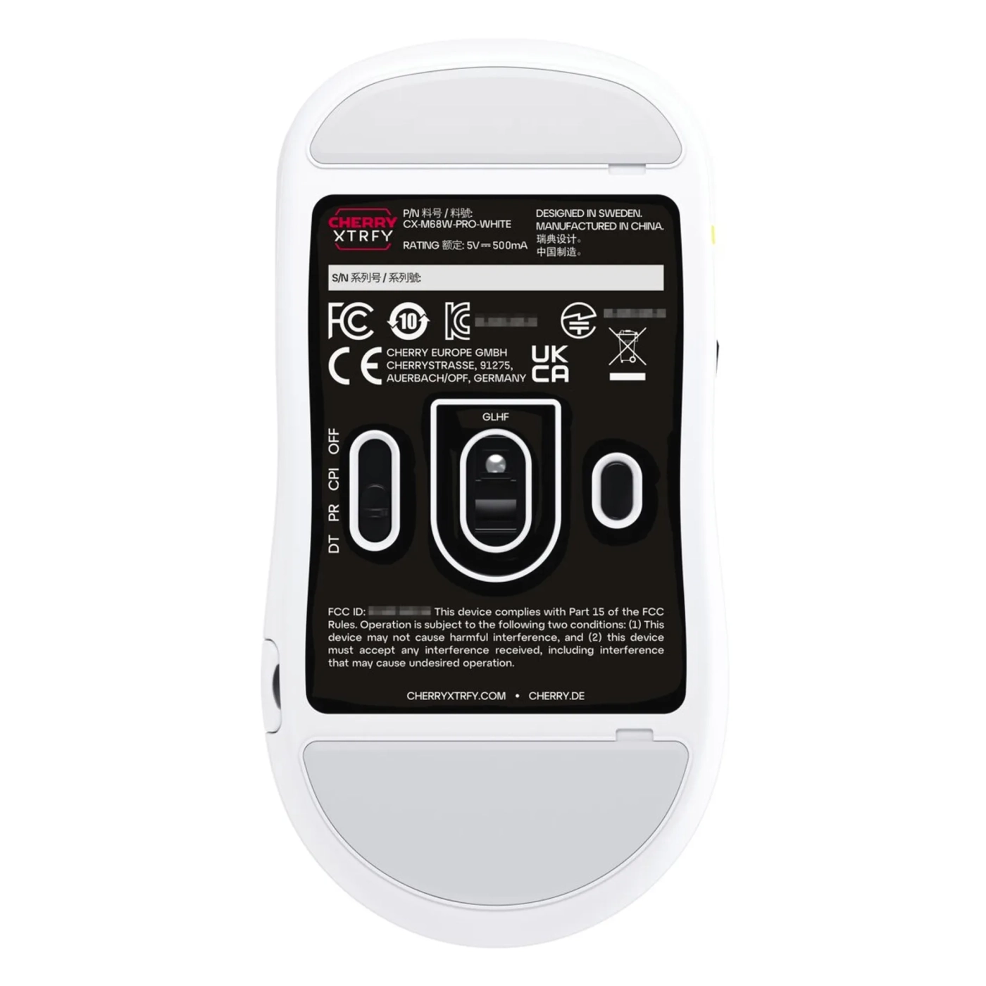 Купити Миша Xtrfy M68 Pro 8K Wireless White (CX-M68W-PRO-WHITE) - фото 7