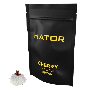 Купить Комплект переключателей Hator Hotswap Switch Cherry MX Brown (HTS-124) - фото 1