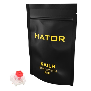 Купить Комплект переключателей Hator Hotswap Switch Kailh Box Red (HTS-109) - фото 1