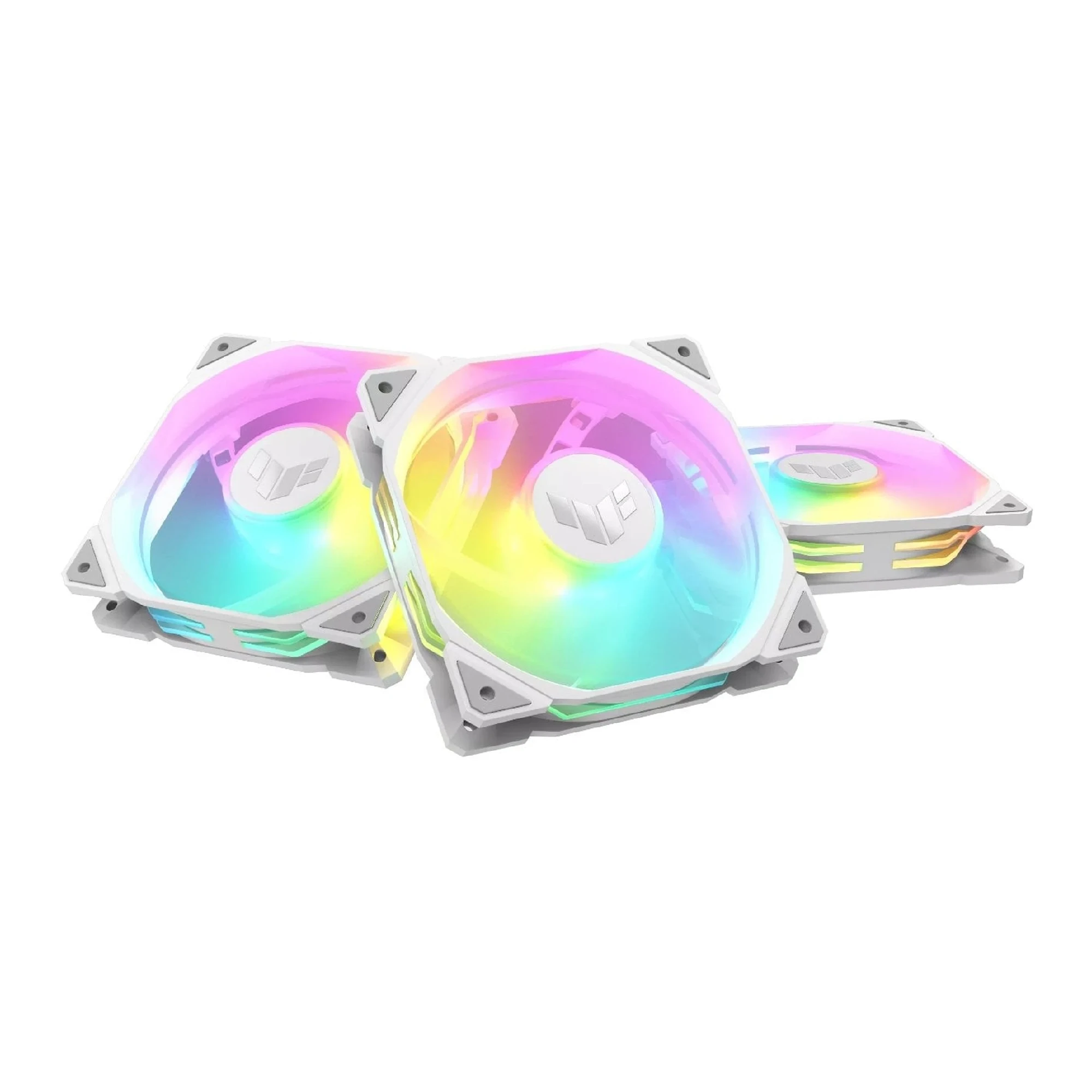 Купити Комплект вентиляторів ASUS TUF Gaming TR120 FAN ARGB White 3in1 (90DA0093-B09020) - фото 1