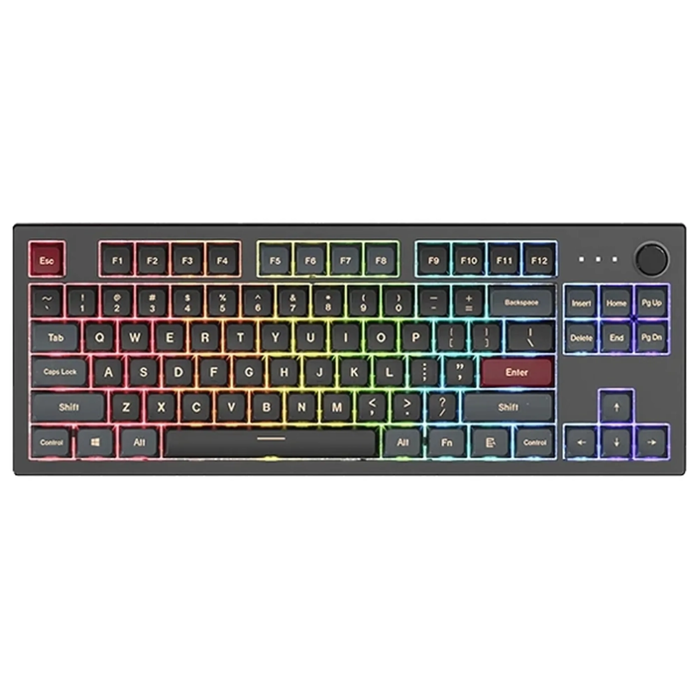 Купити Клавіатура Montech MKey TKL Darkness Red (MK87DR) - фото 1