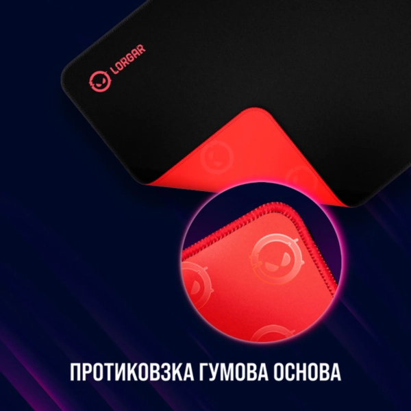 Купить Игровая поверхность Lorgar Main 323 Black/Red (LRG-GMP323) - фото 3
