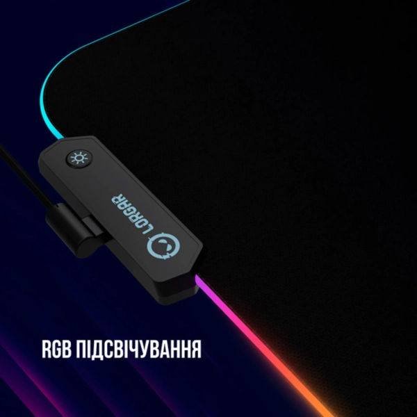 Купить Игровая поверхность Lorgar Steller 913 RGB USB Black (LRG-GMP913) - фото 7