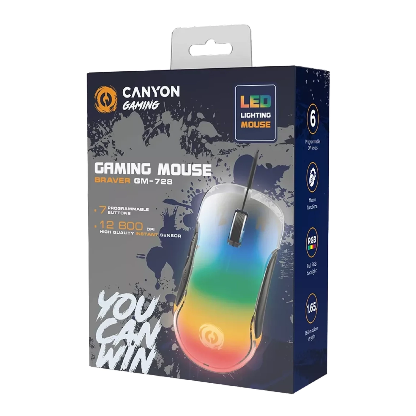 Купить Мышь Canyon Braver GM-728 USB Black (CND-SGM728) - фото 4