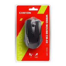 Купить Мышь Canyon CM-02 USB Black (CNE-CMS02B) - фото 4