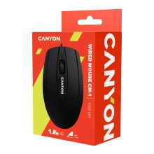 Купить Мышь Canyon CM-1 USB Black (CNE-CMS1) - фото 3
