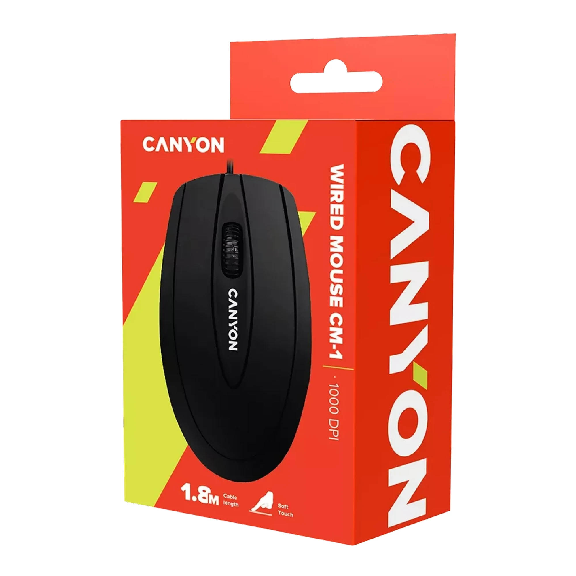 Купить Мышь Canyon CM-1 USB Black (CNE-CMS1) - фото 3