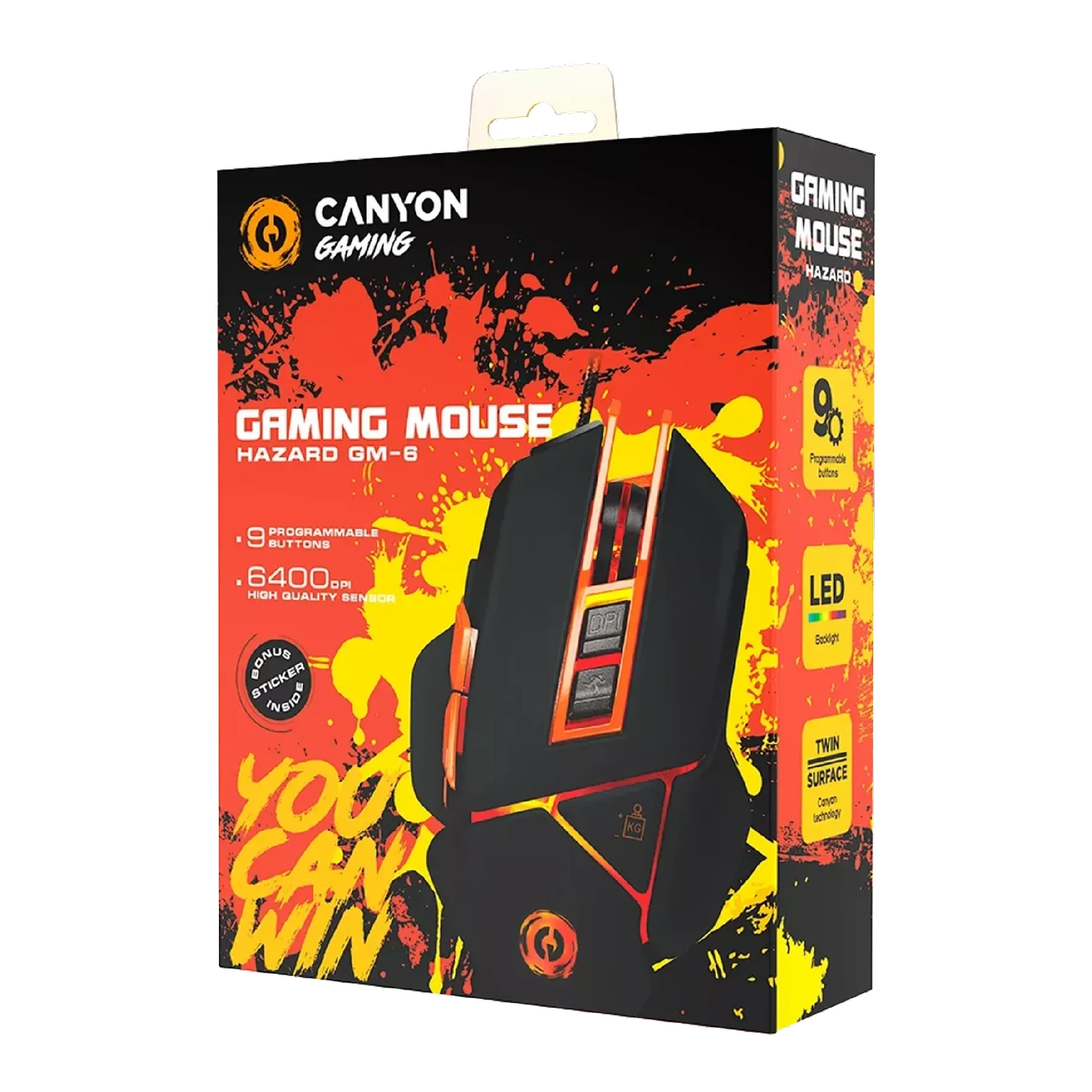 Купити Мишка Canyon GM-6 USB Black (CND-SGM6N) - фото 6