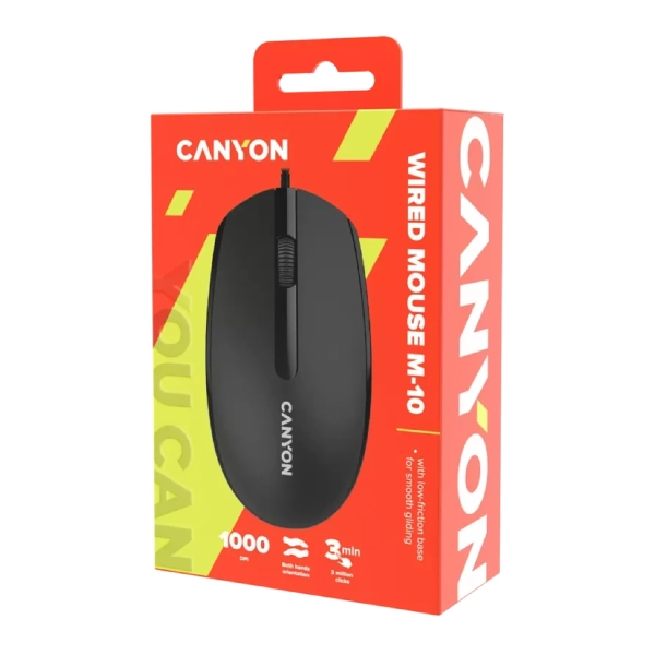 Купить Мышь Canyon M-10 USB Black (CNE-CMS10B) - фото 4