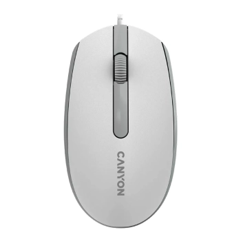 Купить Мышь Canyon M-10 USB White Grey (CNE-CMS10WG) - фото 1