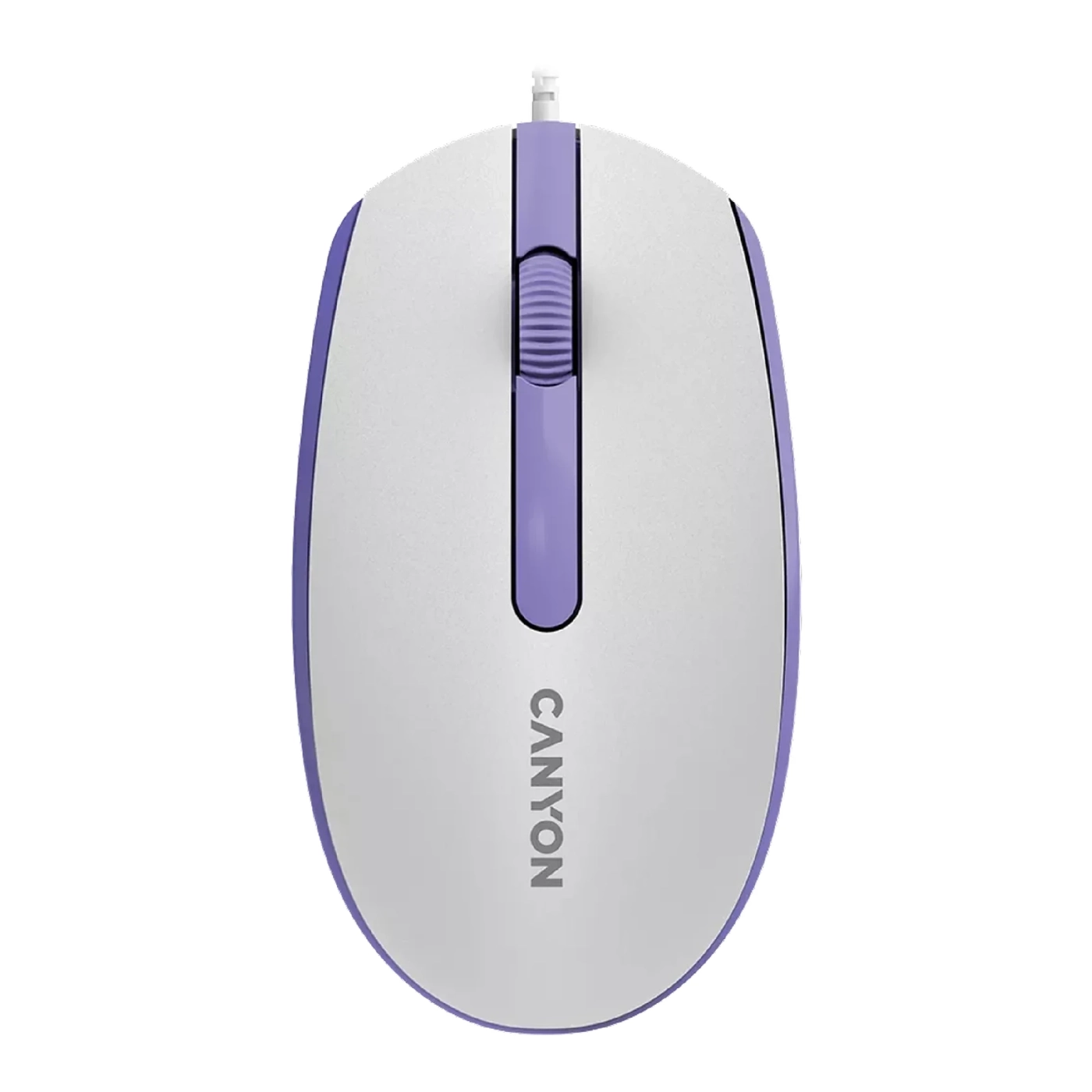 Купити Мишка Canyon M-10 USB White Lavender (CNE-CMS10WL) - фото 1