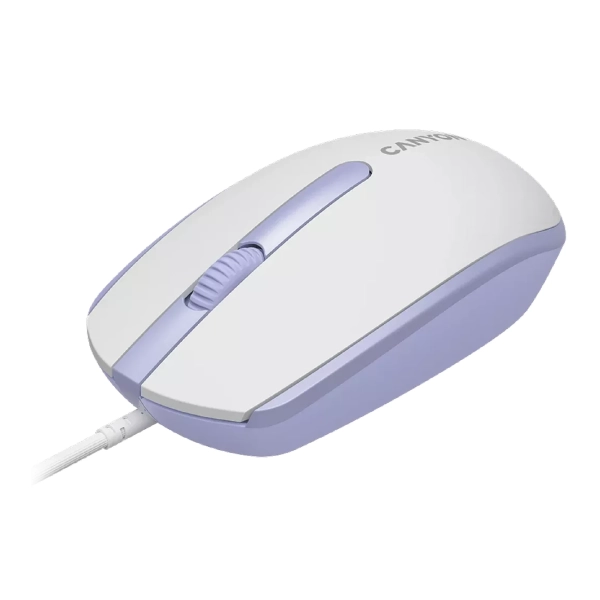 Купити Мишка Canyon M-10 USB White Lavender (CNE-CMS10WL) - фото 3