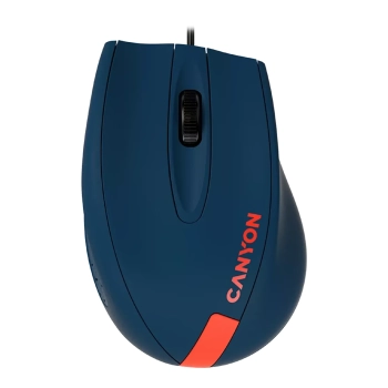 Купити Мишка Canyon M-11 USB Blue/Red (CNE-CMS11BR) - фото 1