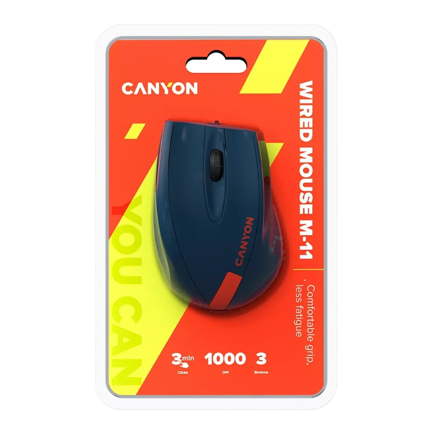 Купить Мышь Canyon M-11 USB Blue/Red (CNE-CMS11BR) - фото 5