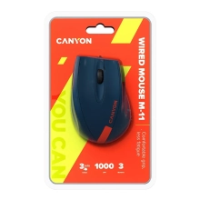 Купить Мышь Canyon M-11 USB Blue/Red (CNE-CMS11BR) - фото 5