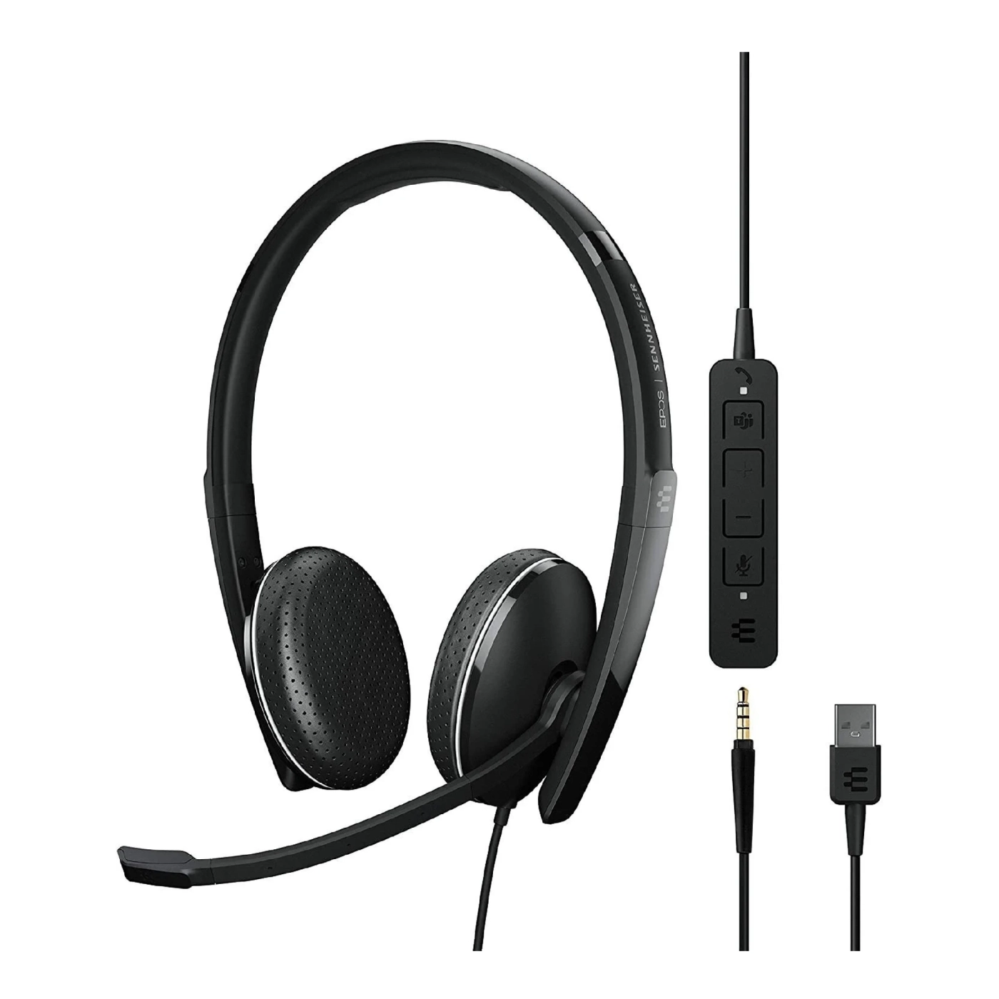 Купить Наушники Epos Adapt 165T II USB Black (1000902) - фото 1
