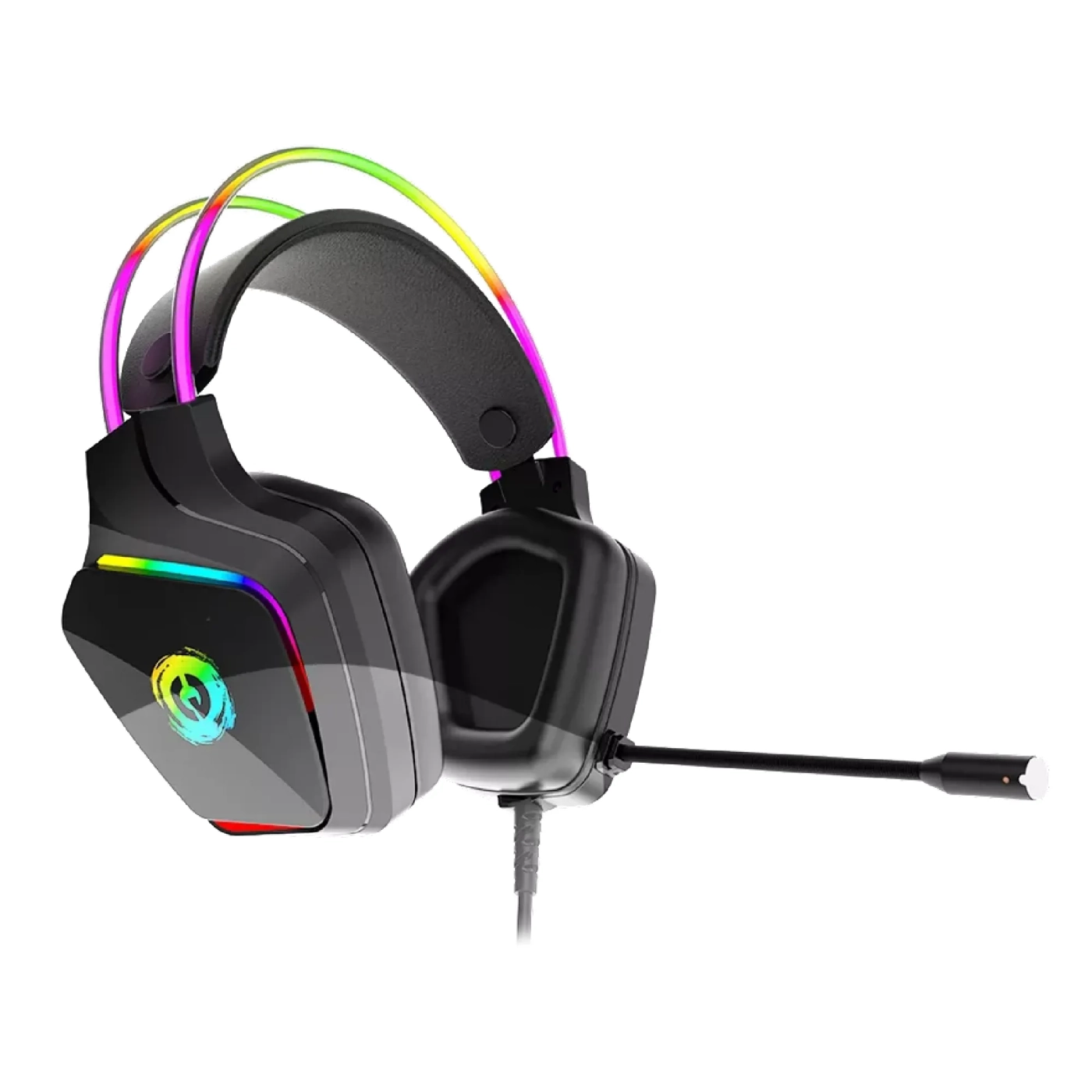 Купити Навушники Canyon GH-9A Darkless Gaming 3.5 мм RGB Black (CND-SGHS9A) - фото 1
