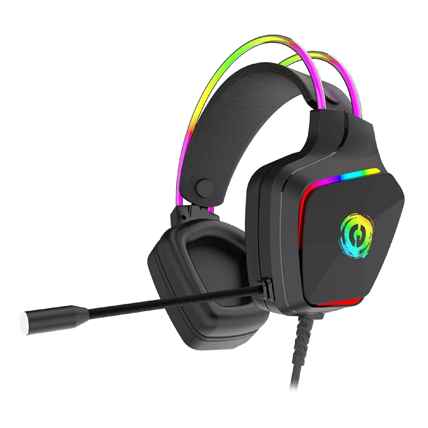 Купити Навушники Canyon GH-9A Darkless Gaming 3.5 мм RGB Black (CND-SGHS9A) - фото 2