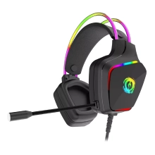Купити Навушники Canyon GH-9A Darkless Gaming 3.5 мм RGB Black (CND-SGHS9A) - фото 2