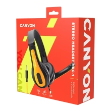 Купить Наушники Canyon HSC1 Black/Yellow (CNS-CHSC1BY) - фото 4