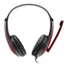Купить Наушники Canyon HSC-1 Black-Red (CNS-CHSC1BR) - фото 2