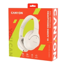 Купить Наушники Canyon OnRiff 10 ANC Bluetooth Beige (CNS-CBTHS10BG) - фото 6