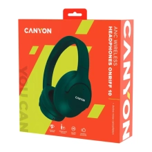 Купить Наушники Canyon OnRiff 10 ANC Bluetooth Green (CNS-CBTHS10GN) - фото 5
