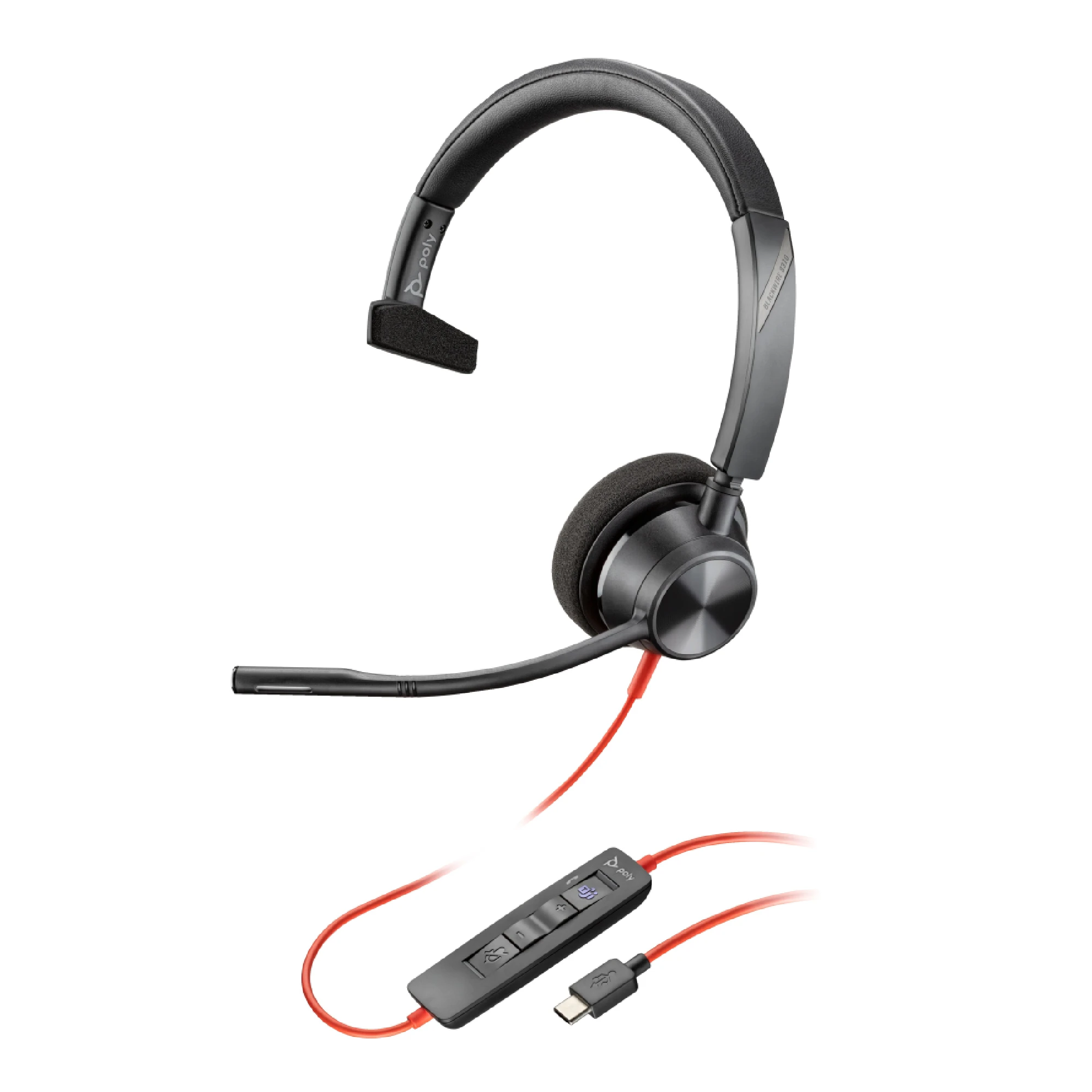 Купити Навушники Poly Blackwire 3310-M USB-A/C (8X216AA) - фото 1
