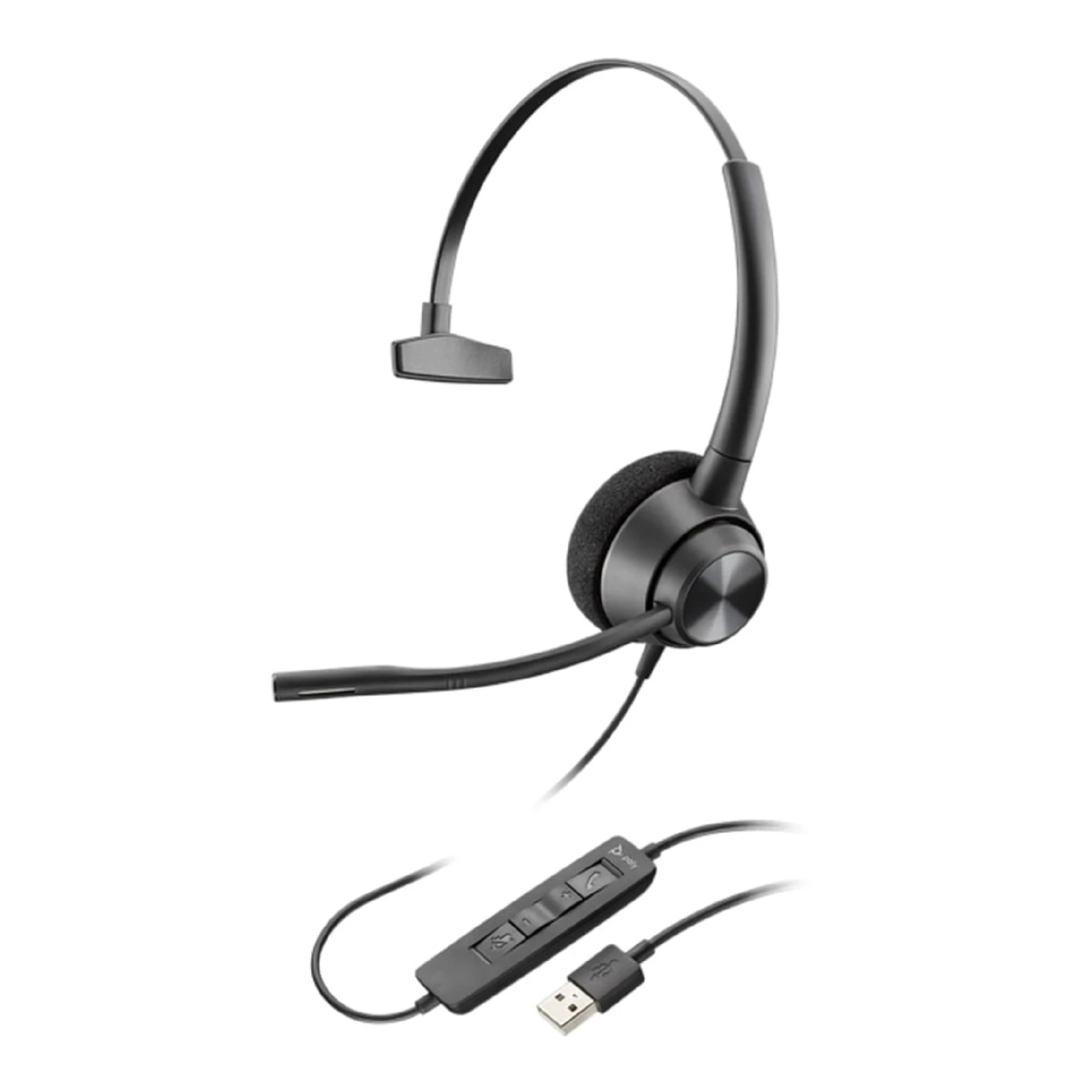 Купити Навушники Poly EncorePro 310 USB-A Black (767G1AA) - фото 1