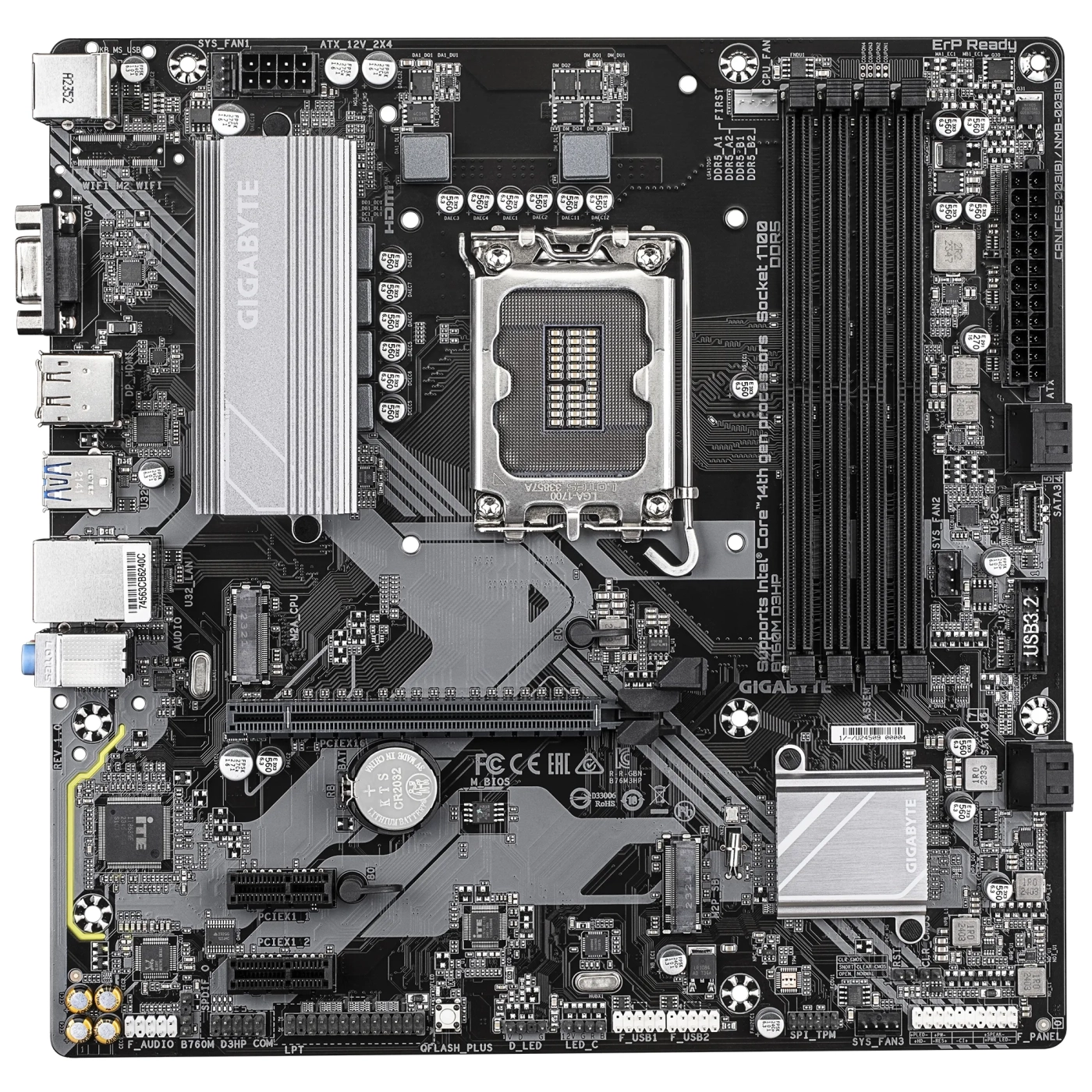 Купити Материнська плата Gigabyte B760M D3HP - фото 1