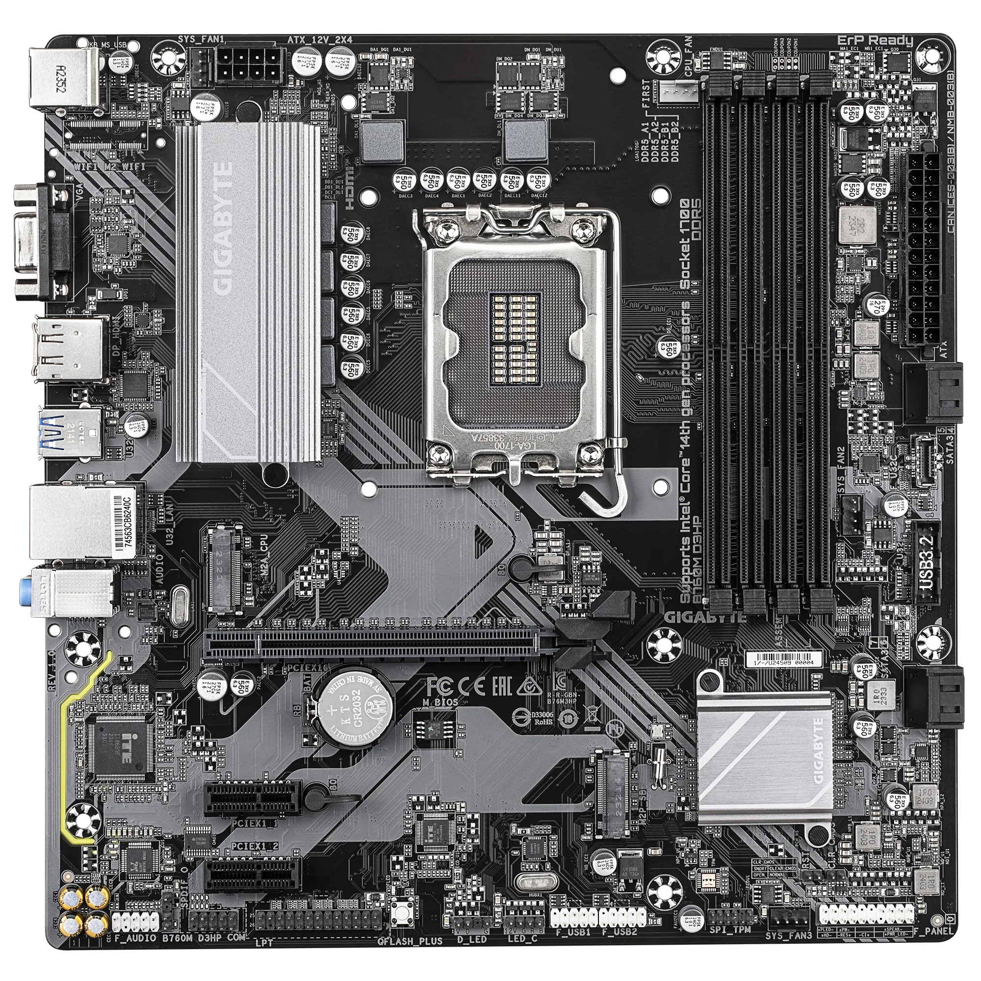 Купити Материнська плата Gigabyte B760M D3HP - фото 1