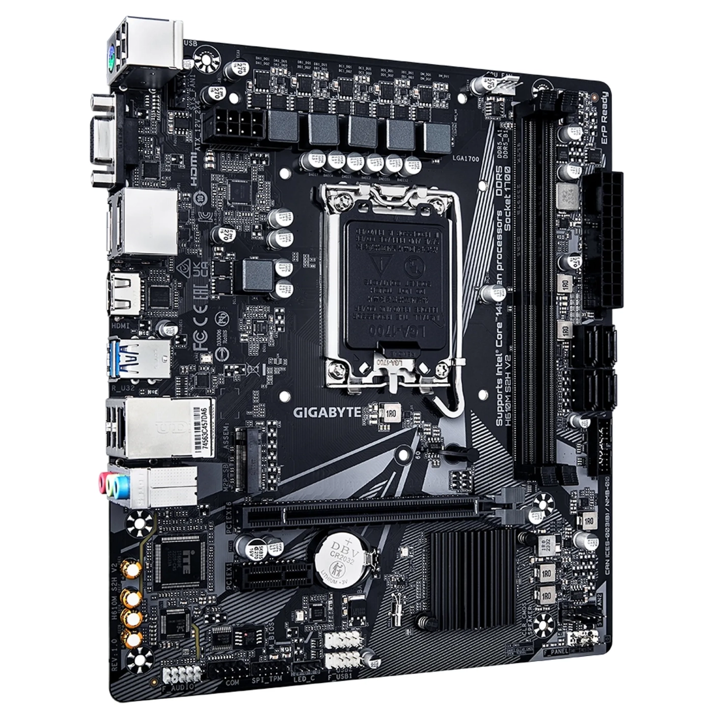 Купити Материнська плата Gigabyte H610M S2H V2 - фото 2