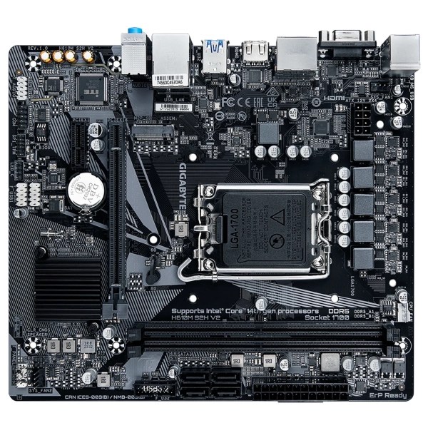 Купити Материнська плата Gigabyte H610M S2H V2 - фото 3