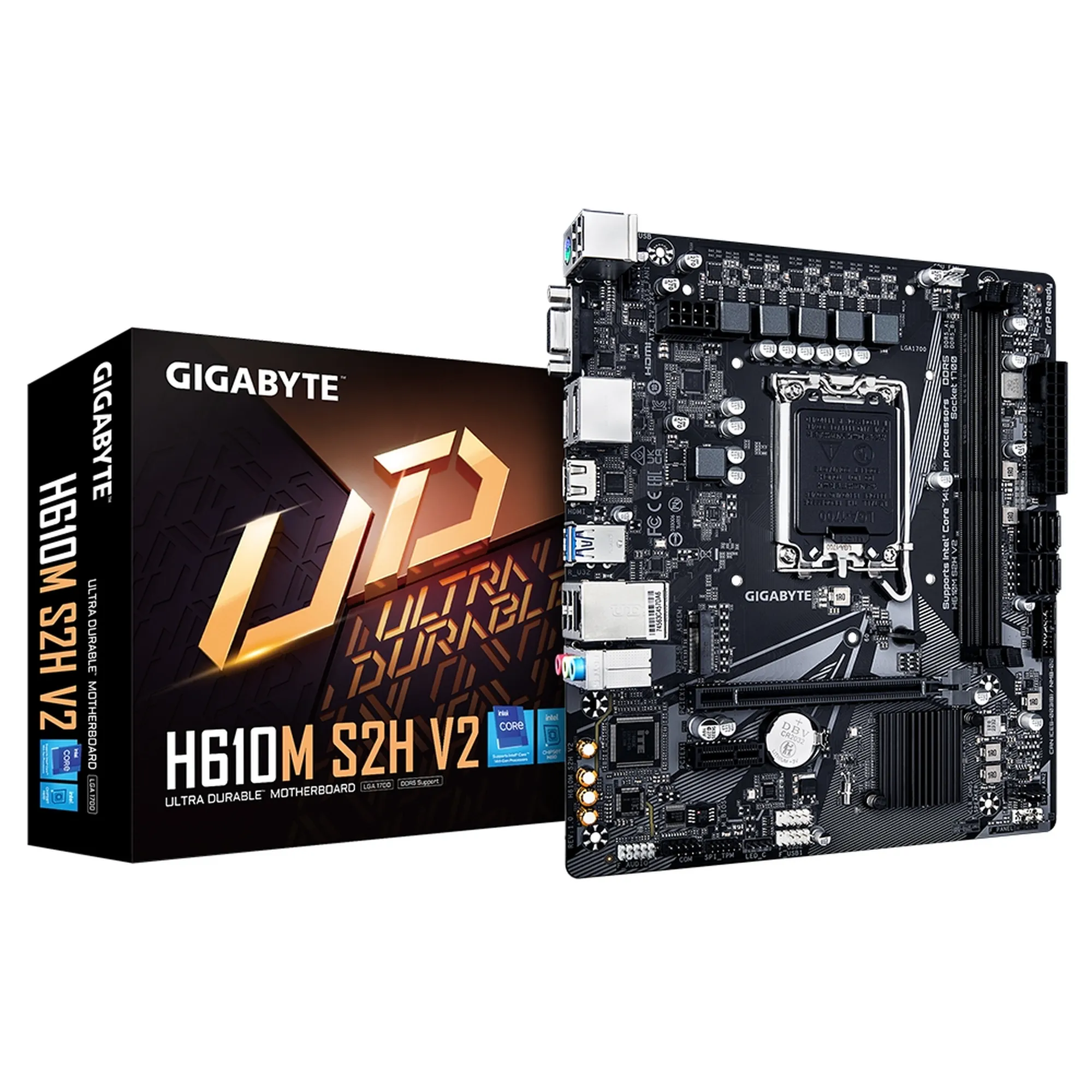 Купити Материнська плата Gigabyte H610M S2H V2 - фото 5