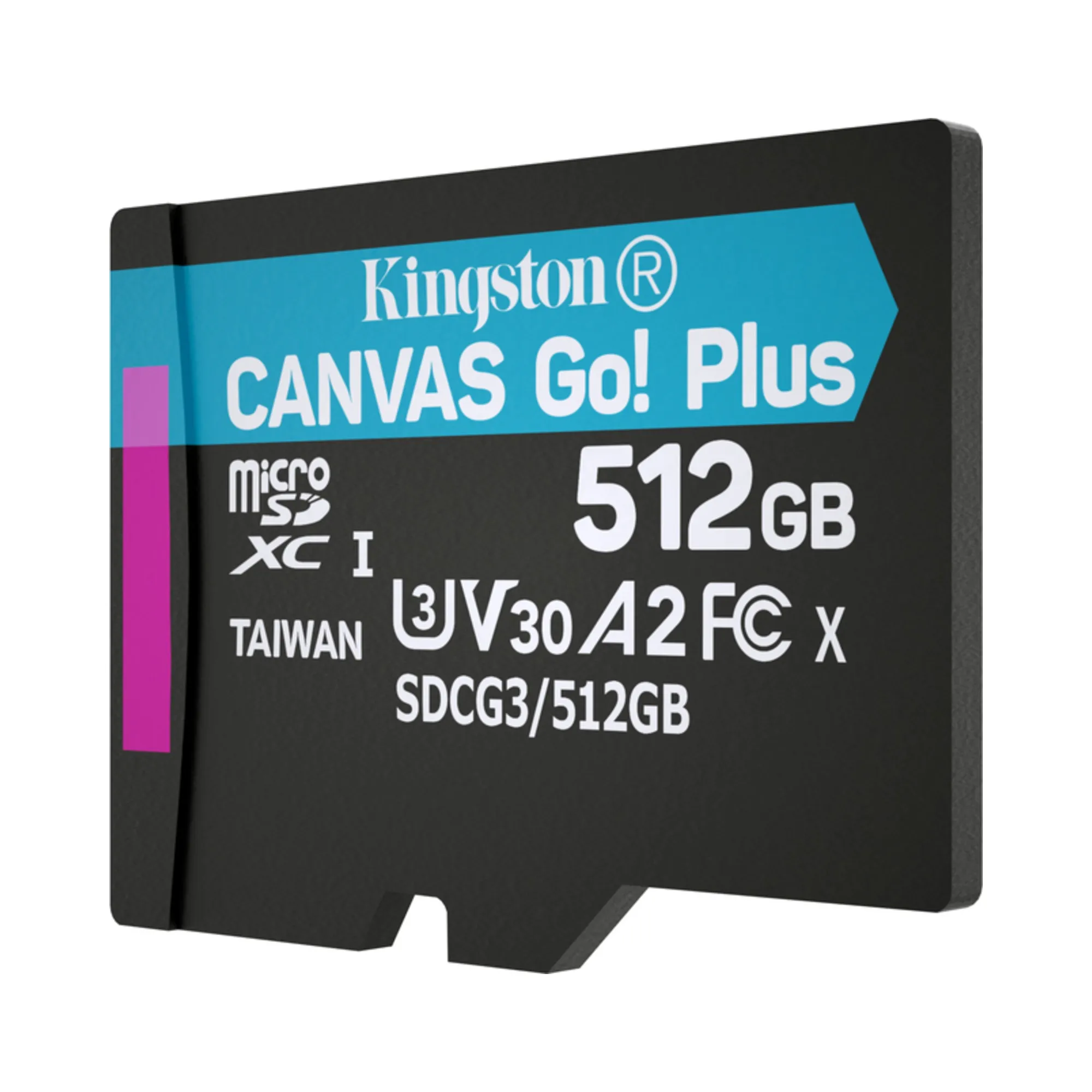 Купити Карта пам'яті Kingston 512GB microSDXC class 10 UHS-I/U3 Canvas Go Plus (SDCG3/512GBSP) - фото 3