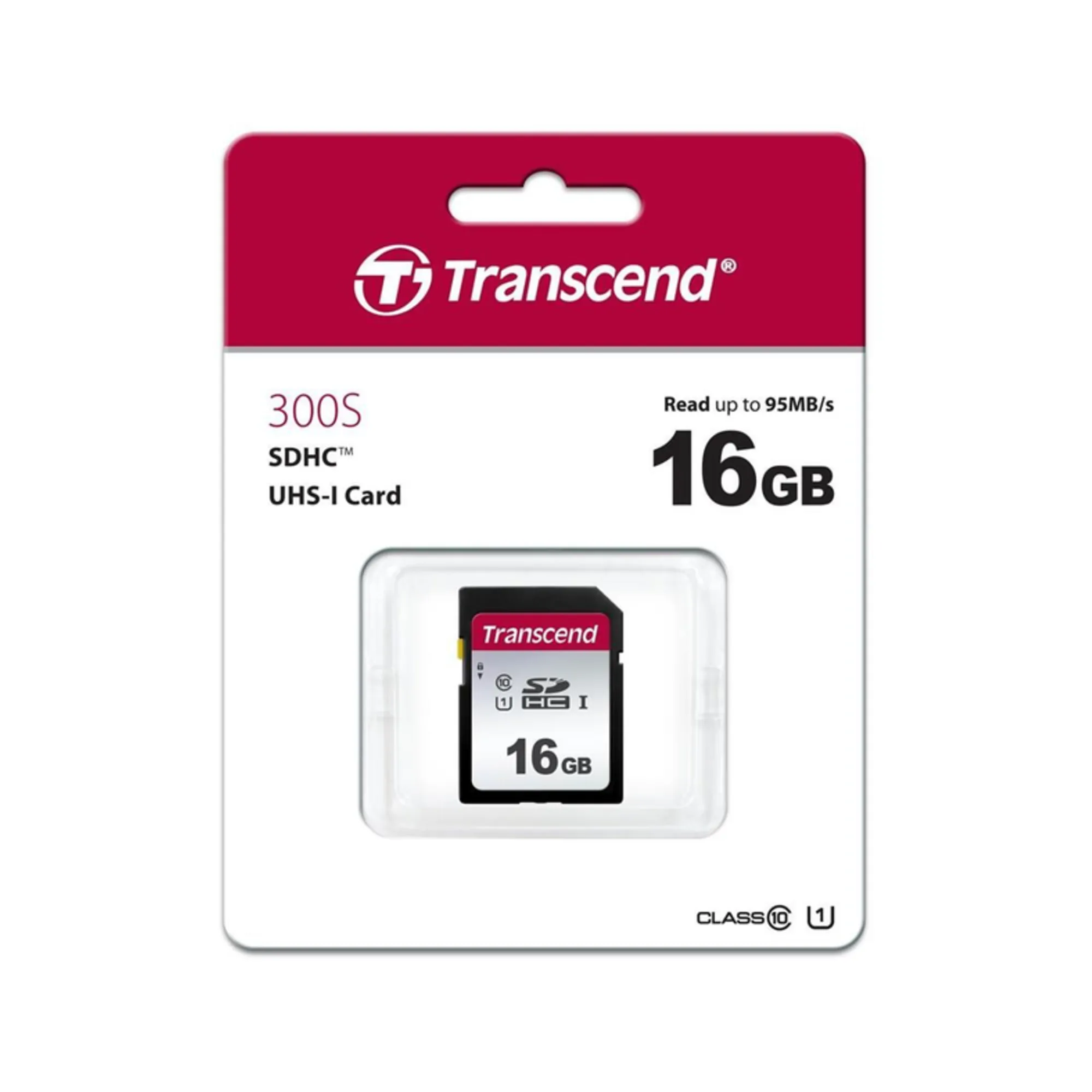 Купити Карта пам'яті Transcend SD 16GB C10 UHS-I R95/W10MB/s (TS16GSDC300S) - фото 3
