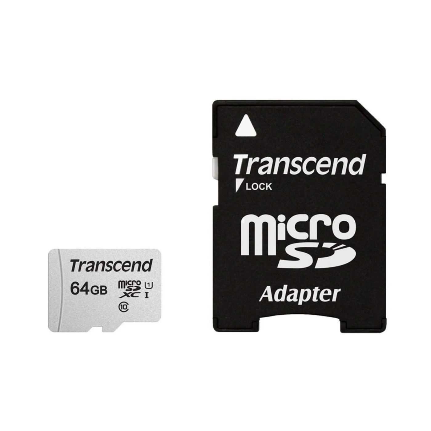 Купить Карта памяти Transcend microSD 64GB C10 UHS-I R100/W20MB/s (TS64GUSD300S) - фото 1