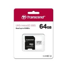 Купить Карта памяти Transcend microSD 64GB C10 UHS-I R100/W20MB/s (TS64GUSD300S) - фото 3